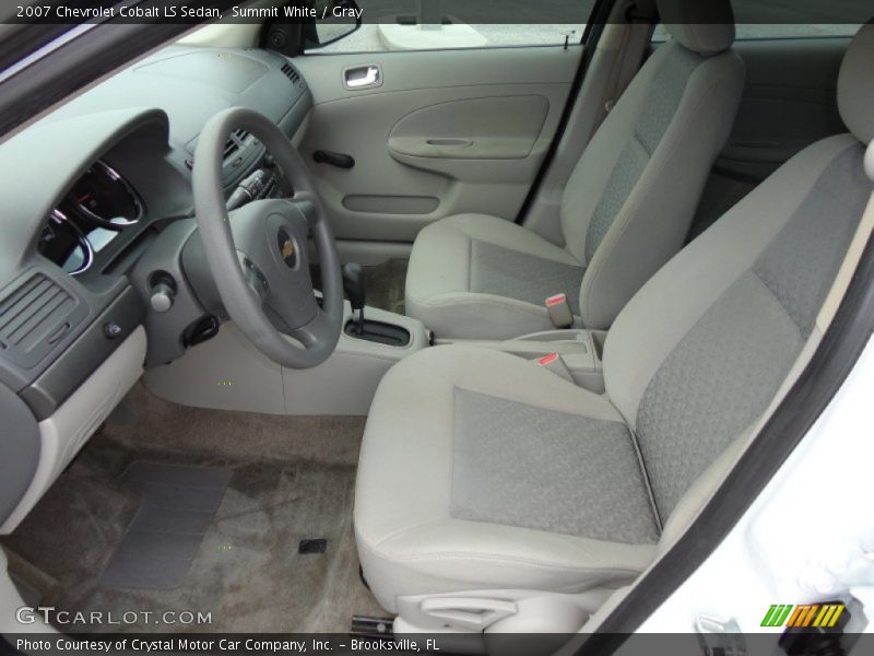 Summit White / Gray 2007 Chevrolet Cobalt LS Sedan