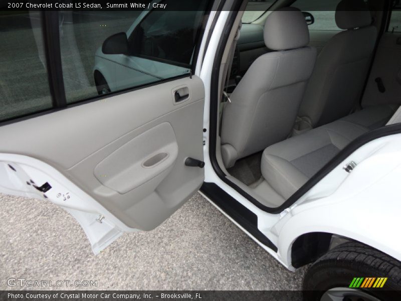 Summit White / Gray 2007 Chevrolet Cobalt LS Sedan