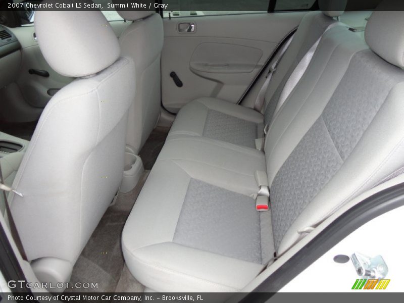 Summit White / Gray 2007 Chevrolet Cobalt LS Sedan