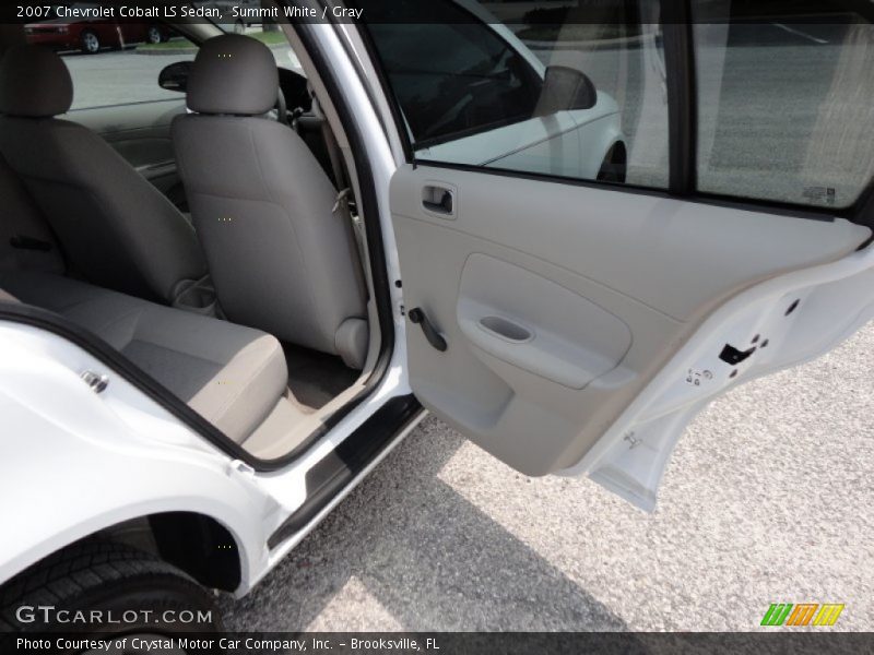 Summit White / Gray 2007 Chevrolet Cobalt LS Sedan