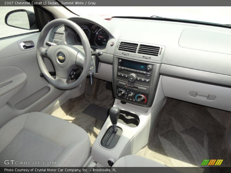 Summit White / Gray 2007 Chevrolet Cobalt LS Sedan