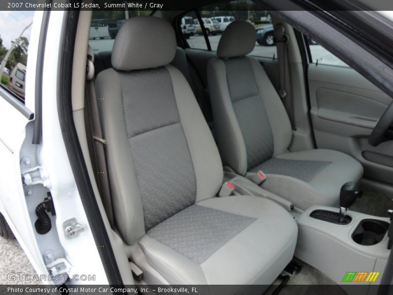 Summit White / Gray 2007 Chevrolet Cobalt LS Sedan