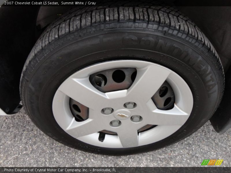 Summit White / Gray 2007 Chevrolet Cobalt LS Sedan