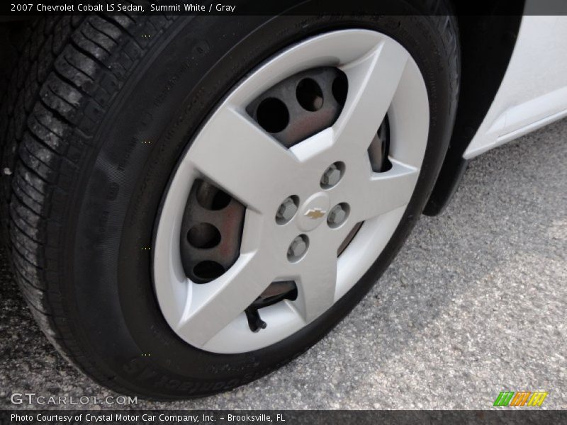 Summit White / Gray 2007 Chevrolet Cobalt LS Sedan