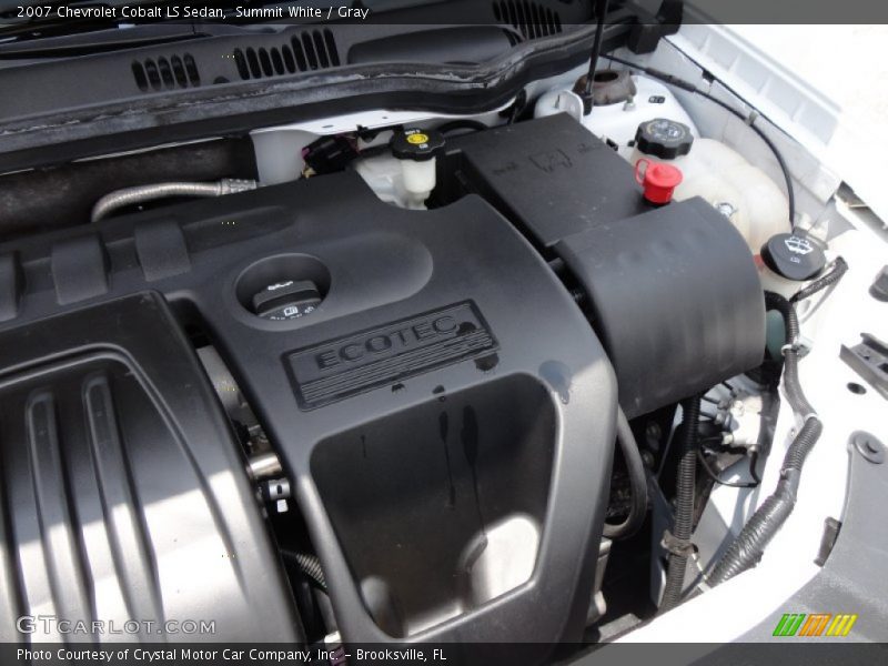 Summit White / Gray 2007 Chevrolet Cobalt LS Sedan