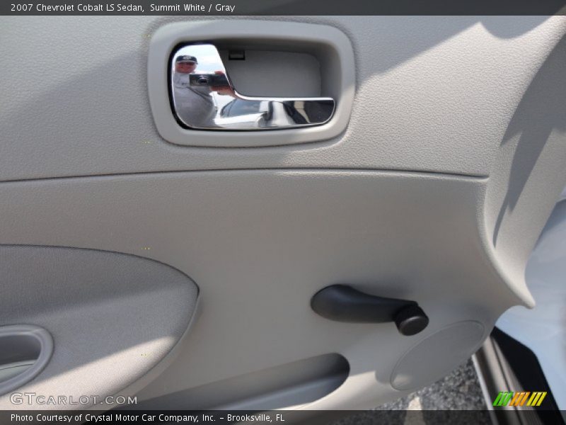 Summit White / Gray 2007 Chevrolet Cobalt LS Sedan