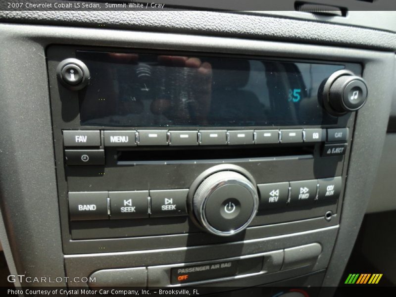 Summit White / Gray 2007 Chevrolet Cobalt LS Sedan