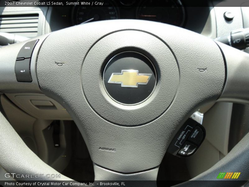 Summit White / Gray 2007 Chevrolet Cobalt LS Sedan