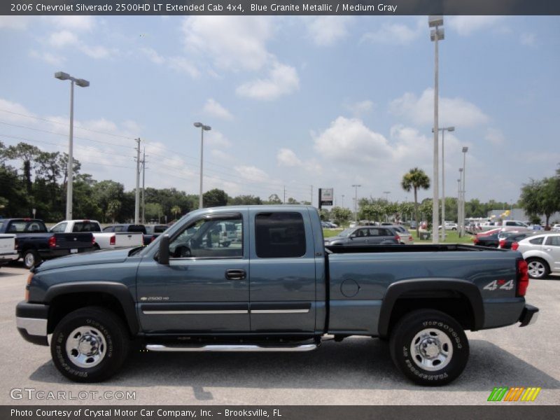 Blue Granite Metallic / Medium Gray 2006 Chevrolet Silverado 2500HD LT Extended Cab 4x4