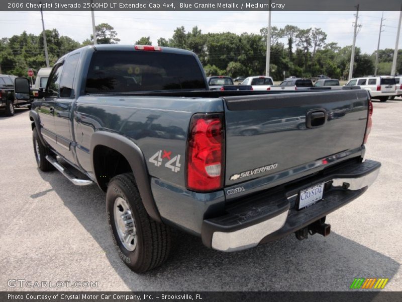 Blue Granite Metallic / Medium Gray 2006 Chevrolet Silverado 2500HD LT Extended Cab 4x4