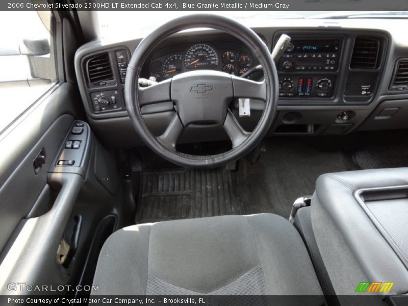 Blue Granite Metallic / Medium Gray 2006 Chevrolet Silverado 2500HD LT Extended Cab 4x4