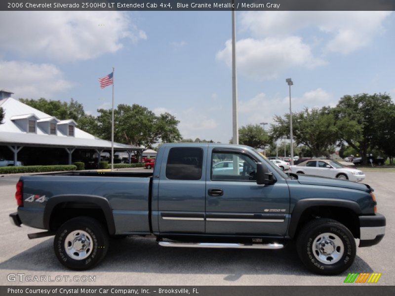Blue Granite Metallic / Medium Gray 2006 Chevrolet Silverado 2500HD LT Extended Cab 4x4
