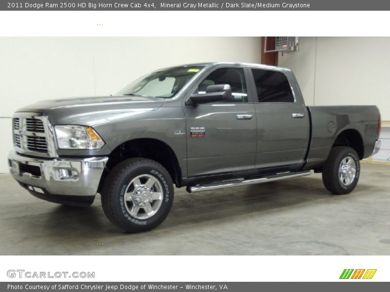 Mineral Gray Metallic / Dark Slate/Medium Graystone 2011 Dodge Ram 2500 HD Big Horn Crew Cab 4x4
