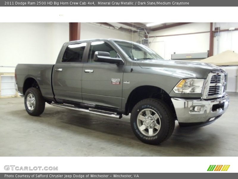 Mineral Gray Metallic / Dark Slate/Medium Graystone 2011 Dodge Ram 2500 HD Big Horn Crew Cab 4x4
