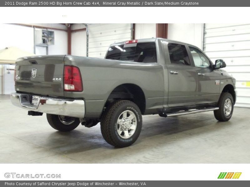 Mineral Gray Metallic / Dark Slate/Medium Graystone 2011 Dodge Ram 2500 HD Big Horn Crew Cab 4x4