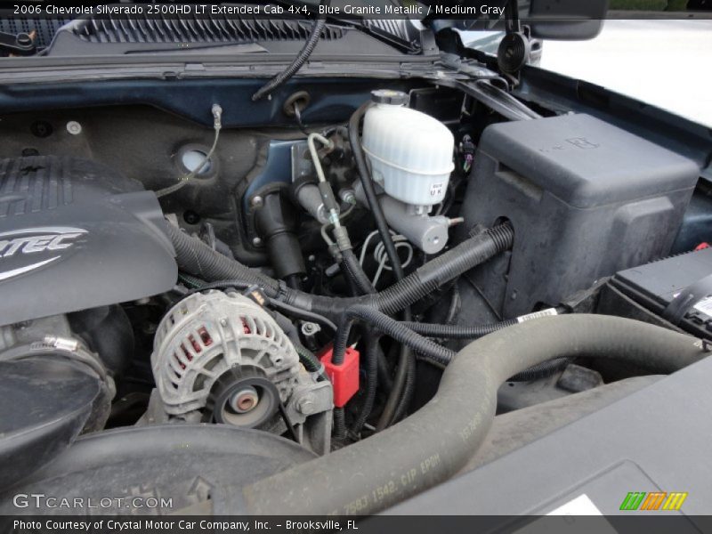 Blue Granite Metallic / Medium Gray 2006 Chevrolet Silverado 2500HD LT Extended Cab 4x4
