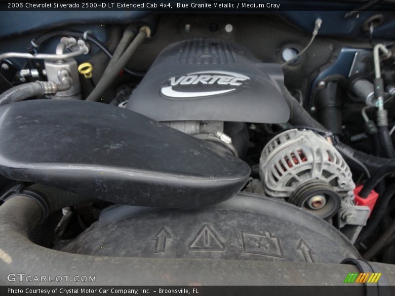 Blue Granite Metallic / Medium Gray 2006 Chevrolet Silverado 2500HD LT Extended Cab 4x4