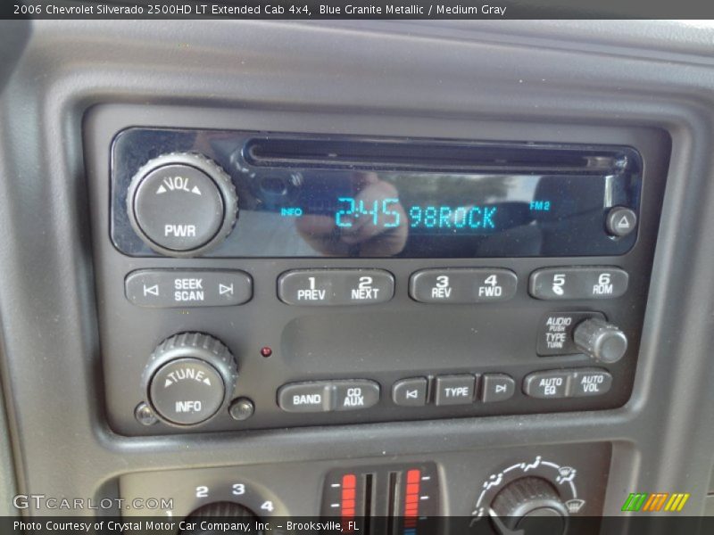 Blue Granite Metallic / Medium Gray 2006 Chevrolet Silverado 2500HD LT Extended Cab 4x4