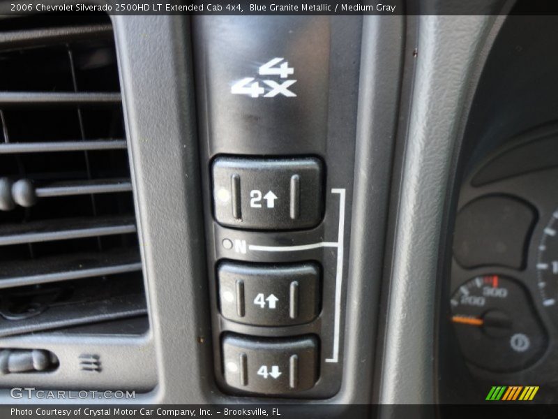 Blue Granite Metallic / Medium Gray 2006 Chevrolet Silverado 2500HD LT Extended Cab 4x4