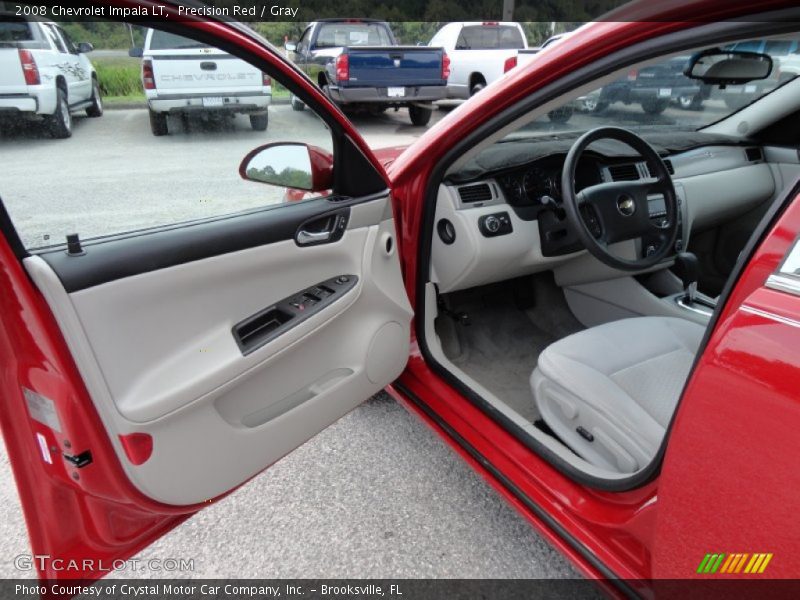 Precision Red / Gray 2008 Chevrolet Impala LT