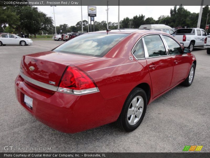 Precision Red / Gray 2008 Chevrolet Impala LT