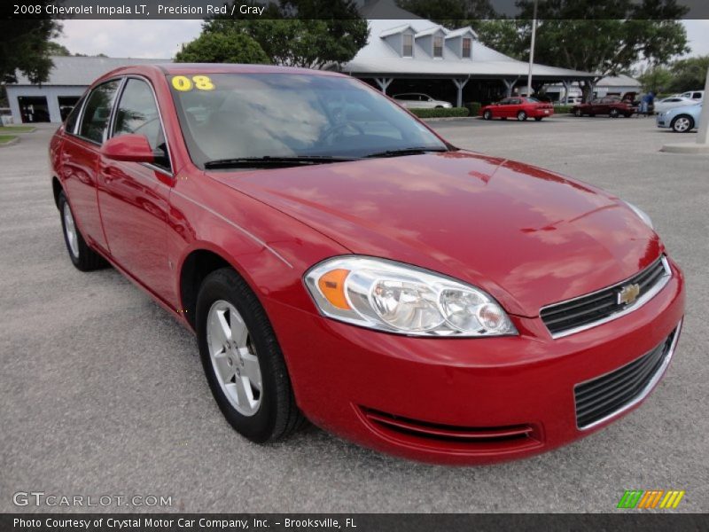 Precision Red / Gray 2008 Chevrolet Impala LT