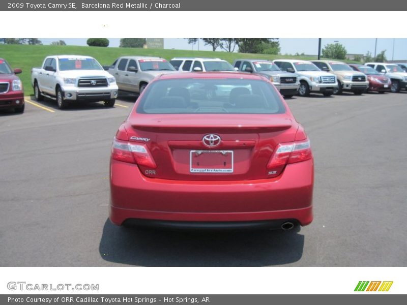 Barcelona Red Metallic / Charcoal 2009 Toyota Camry SE