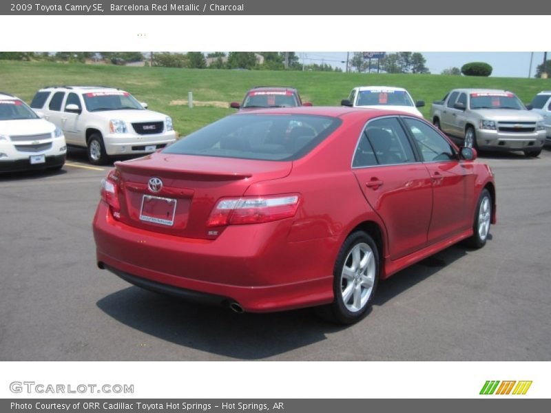 Barcelona Red Metallic / Charcoal 2009 Toyota Camry SE