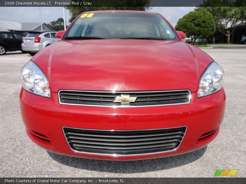 Precision Red / Gray 2008 Chevrolet Impala LT