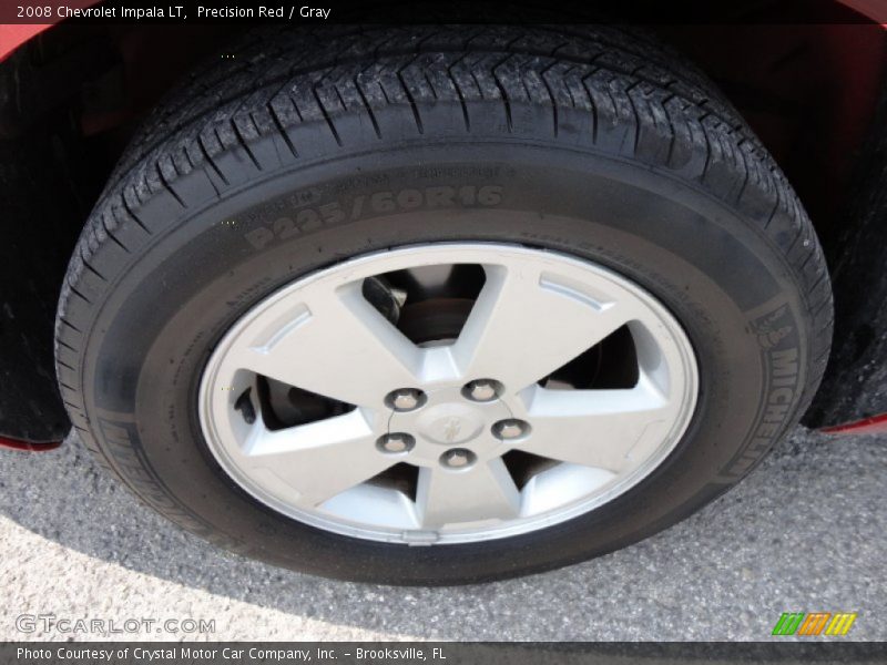 Precision Red / Gray 2008 Chevrolet Impala LT