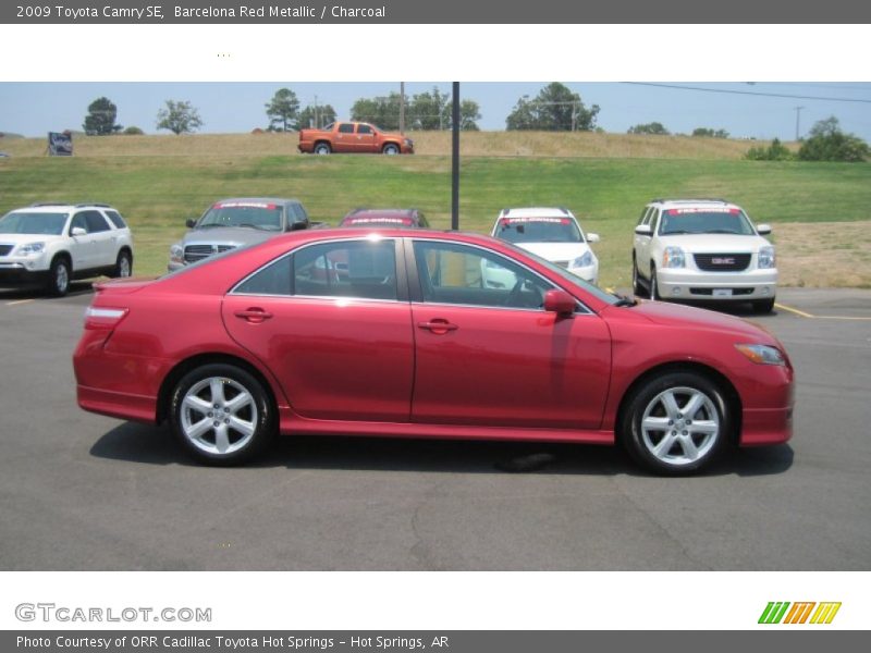 Barcelona Red Metallic / Charcoal 2009 Toyota Camry SE