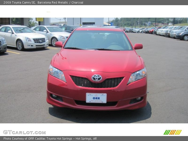 Barcelona Red Metallic / Charcoal 2009 Toyota Camry SE