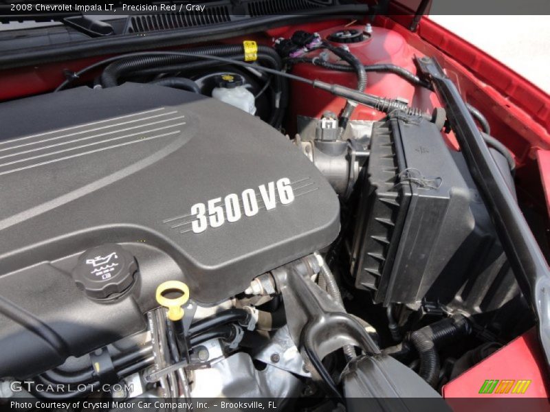 Precision Red / Gray 2008 Chevrolet Impala LT