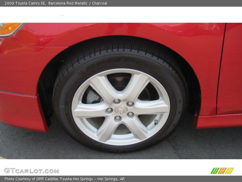 Barcelona Red Metallic / Charcoal 2009 Toyota Camry SE