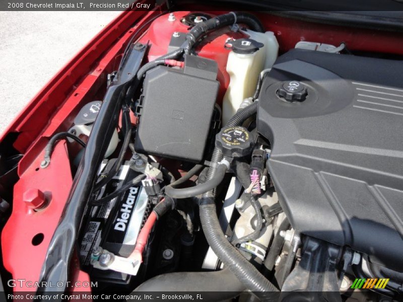 Precision Red / Gray 2008 Chevrolet Impala LT