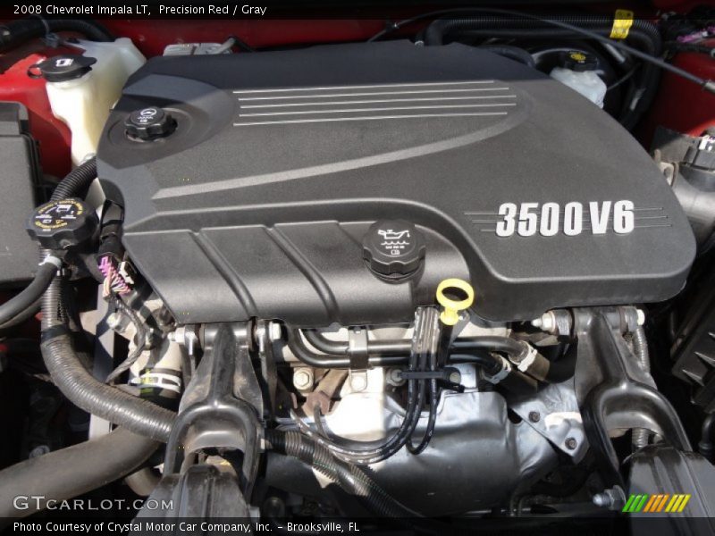 Precision Red / Gray 2008 Chevrolet Impala LT