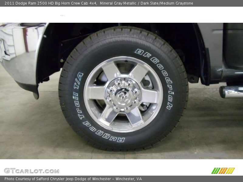 Mineral Gray Metallic / Dark Slate/Medium Graystone 2011 Dodge Ram 2500 HD Big Horn Crew Cab 4x4