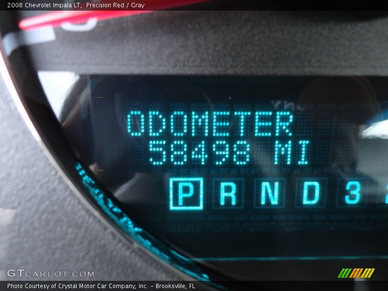 Precision Red / Gray 2008 Chevrolet Impala LT
