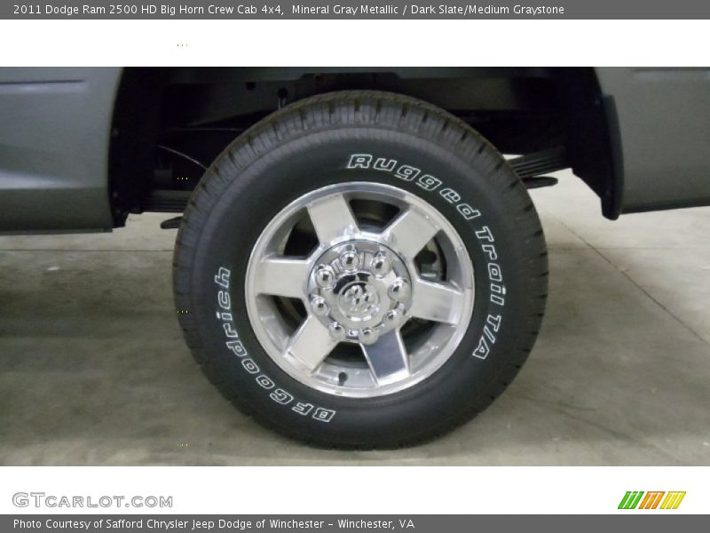Mineral Gray Metallic / Dark Slate/Medium Graystone 2011 Dodge Ram 2500 HD Big Horn Crew Cab 4x4