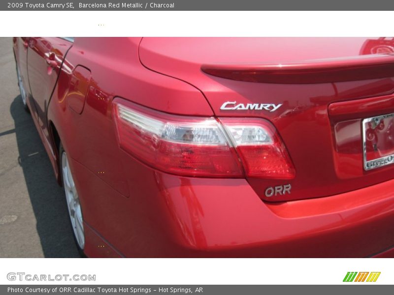 Barcelona Red Metallic / Charcoal 2009 Toyota Camry SE