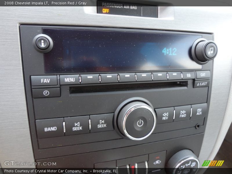 Precision Red / Gray 2008 Chevrolet Impala LT