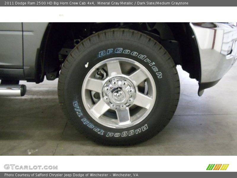 Mineral Gray Metallic / Dark Slate/Medium Graystone 2011 Dodge Ram 2500 HD Big Horn Crew Cab 4x4