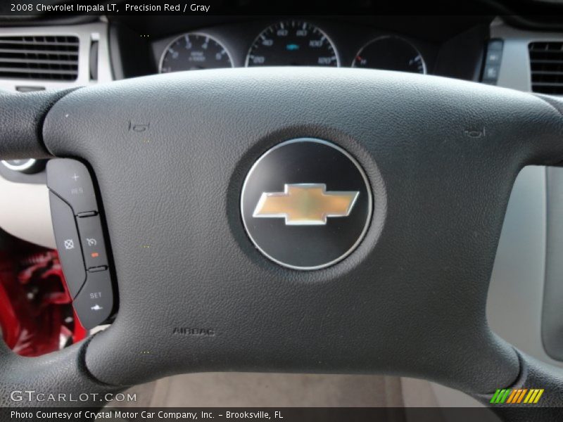 Precision Red / Gray 2008 Chevrolet Impala LT
