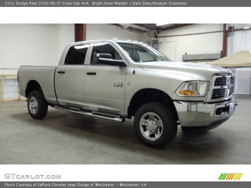 Bright Silver Metallic / Dark Slate/Medium Graystone 2011 Dodge Ram 2500 HD ST Crew Cab 4x4