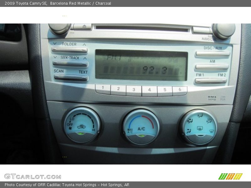 Barcelona Red Metallic / Charcoal 2009 Toyota Camry SE