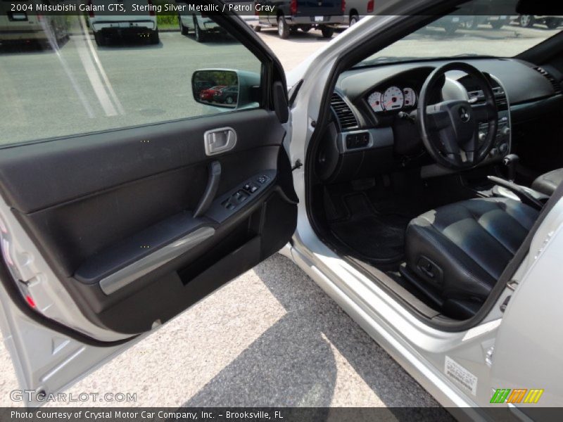 Sterling Silver Metallic / Petrol Gray 2004 Mitsubishi Galant GTS