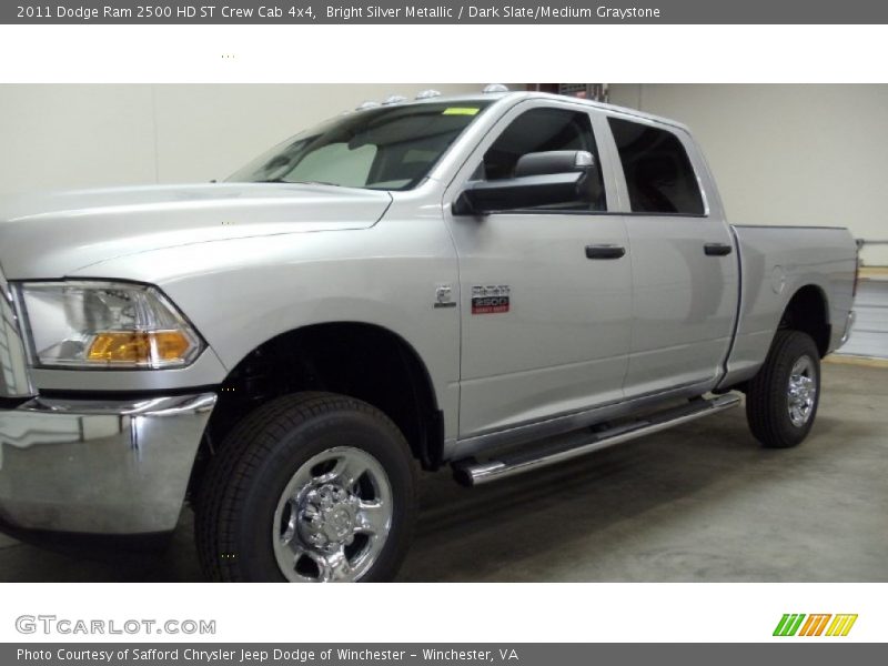 Bright Silver Metallic / Dark Slate/Medium Graystone 2011 Dodge Ram 2500 HD ST Crew Cab 4x4