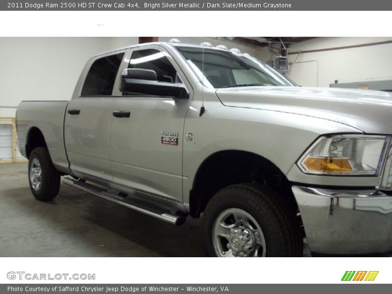Bright Silver Metallic / Dark Slate/Medium Graystone 2011 Dodge Ram 2500 HD ST Crew Cab 4x4