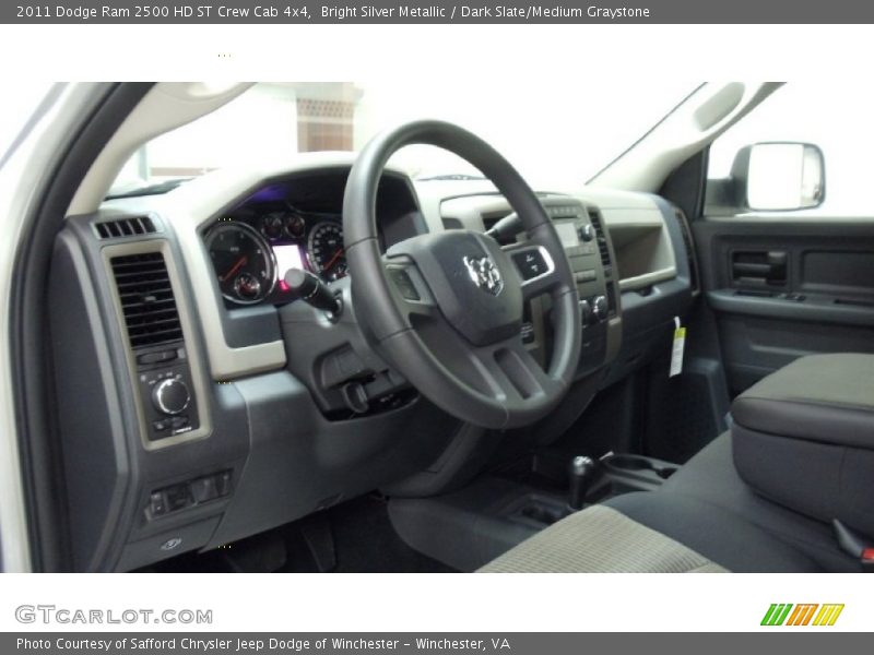 Bright Silver Metallic / Dark Slate/Medium Graystone 2011 Dodge Ram 2500 HD ST Crew Cab 4x4