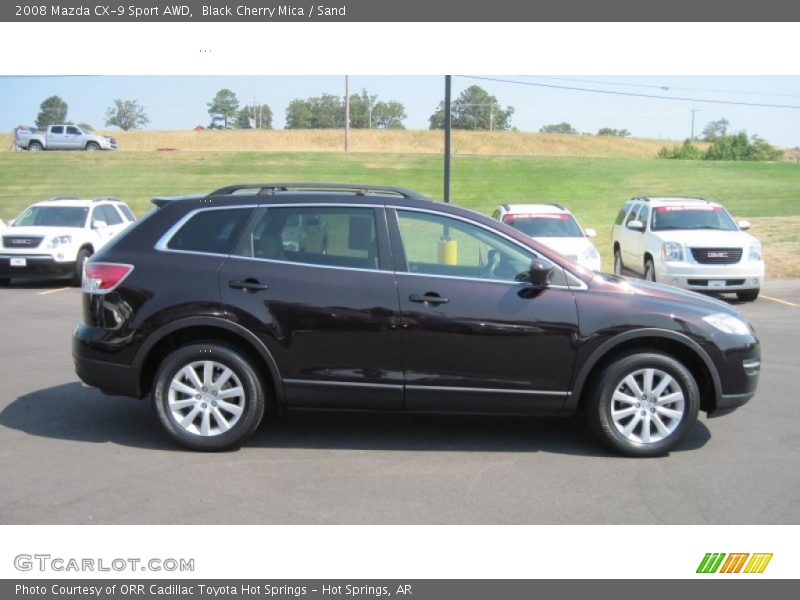 Black Cherry Mica / Sand 2008 Mazda CX-9 Sport AWD